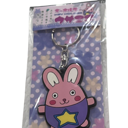 Anohana Bunny Keychain New Anime Key Chain Charm Pendant Rubber