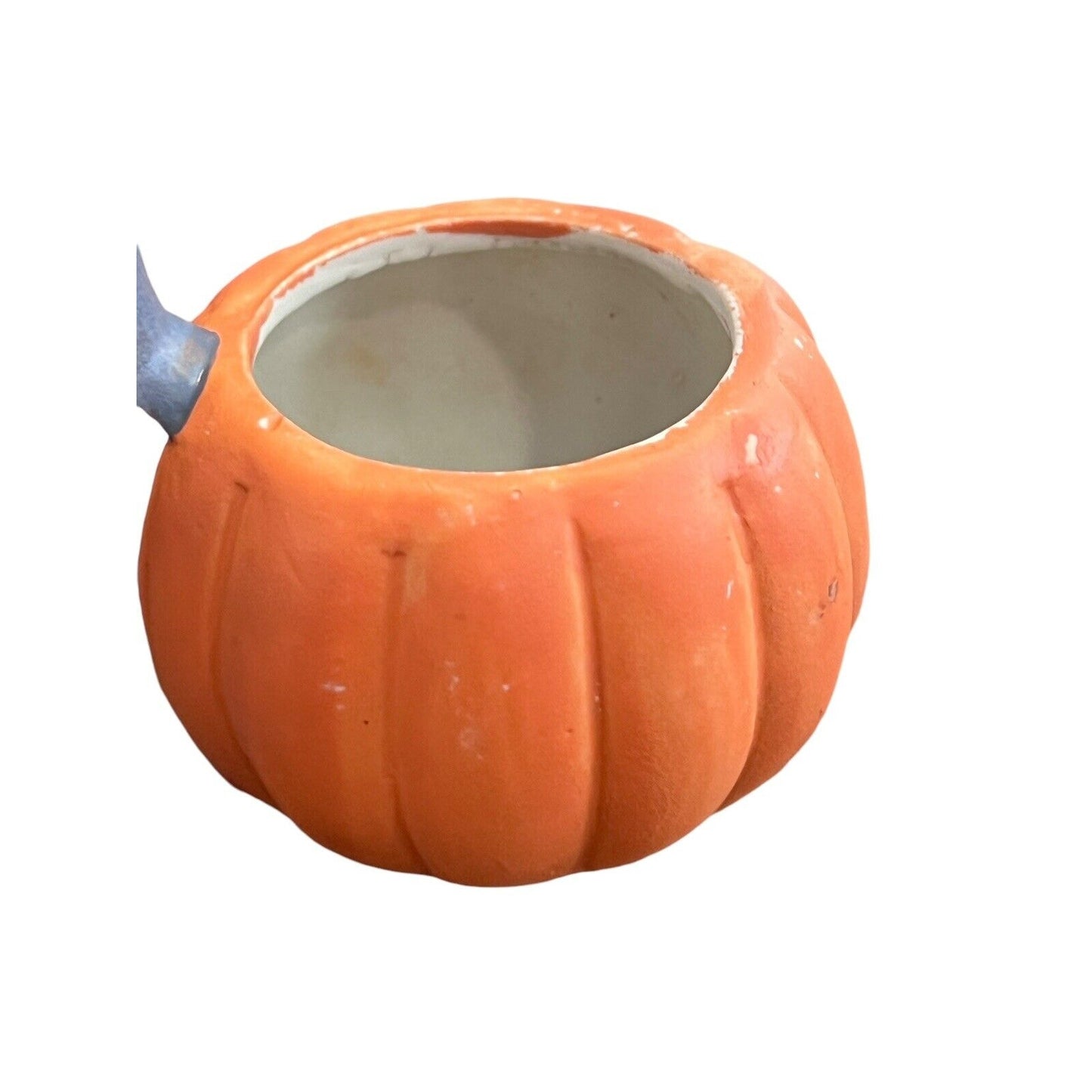 VTG HALLOWEEN Witch Jack O’ Lantern Tea light Holder Hand Painted