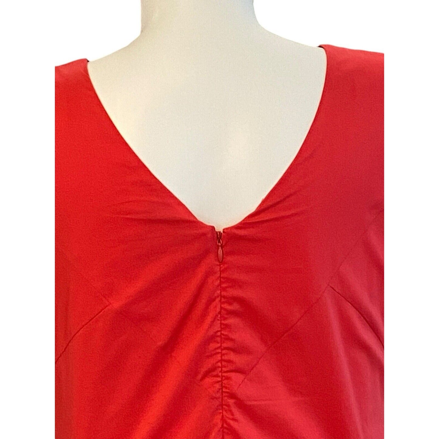 Jessica London Plus Size 18 Red Sleeveless Fit And Flare Party Dress Garden