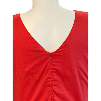 Jessica London Plus Size 18 Red Sleeveless Fit And Flare Party Dress Garden