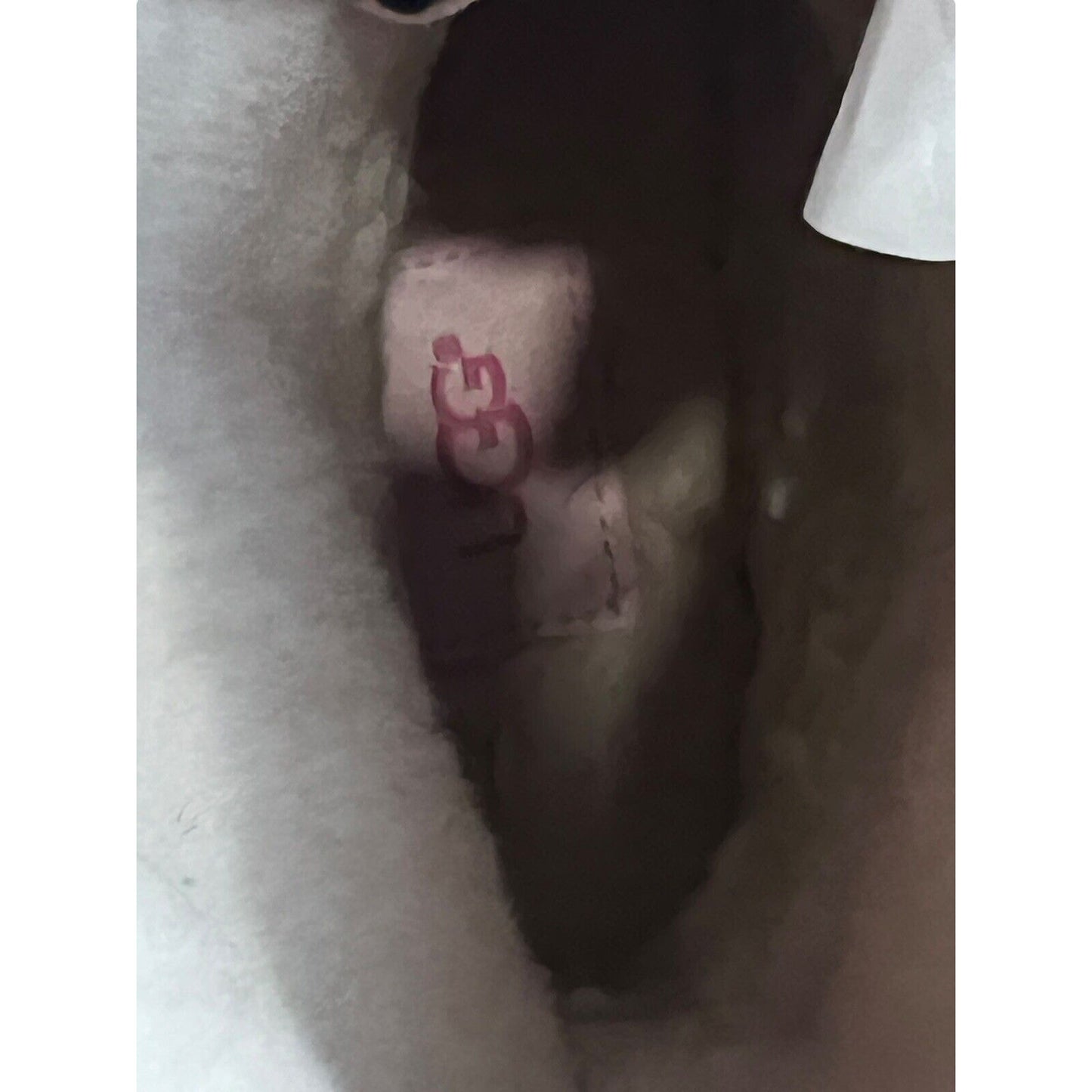 Size 5 Ugg Butte Mono Womens Lace Up Fur Lined Mid Calf Boot Pink EUC