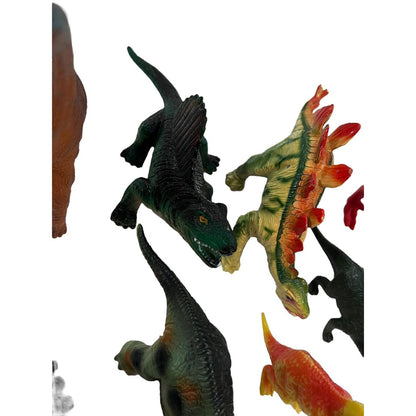 Lot of Miscellaneous Toy Dinosaur Figures medium small rubber plastic