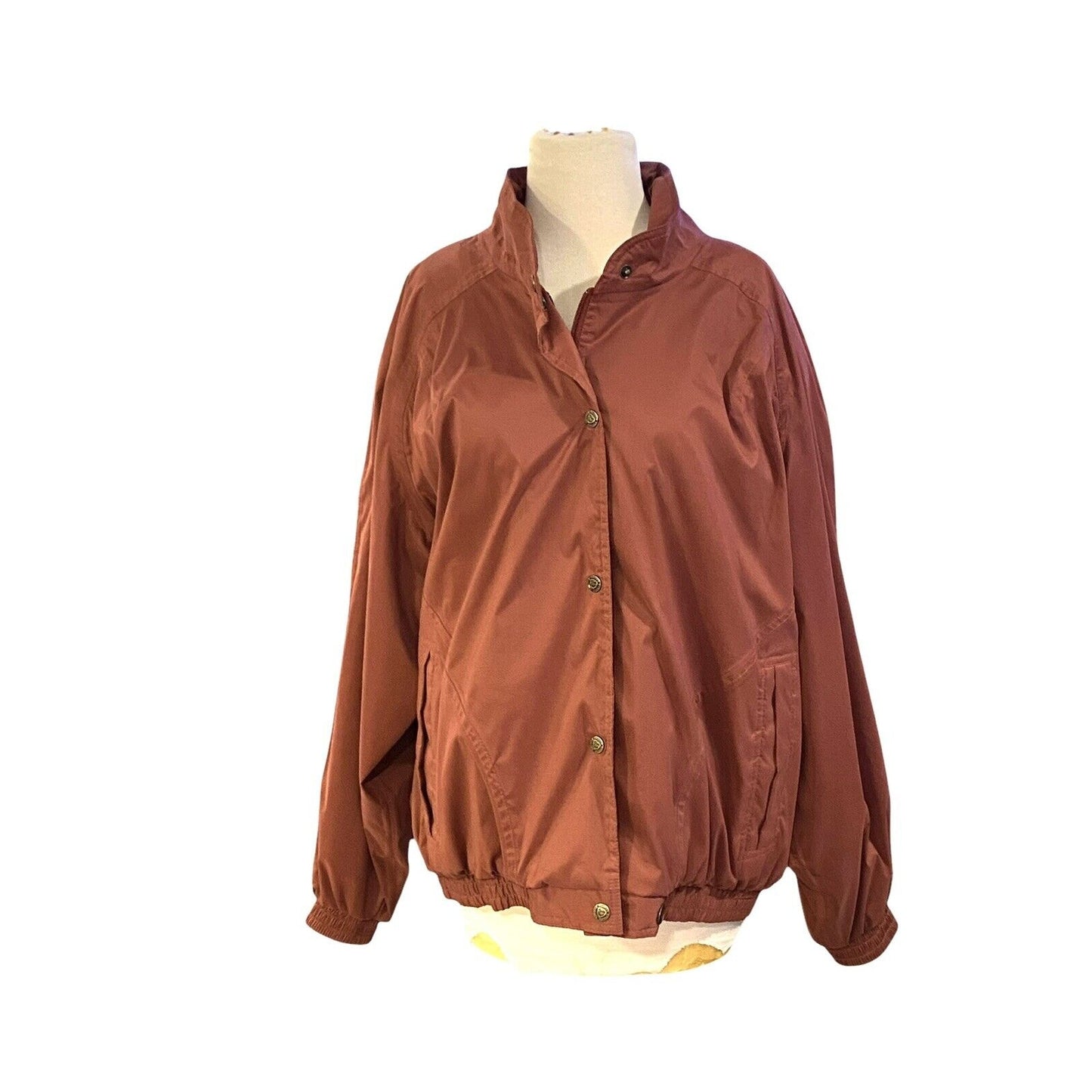 VINTAGE Sunice Ski Suit Large Rust Orange Snow Ski 2 Piece Suit Let Lightweight