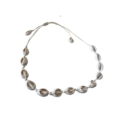 Molokai Puka Shell Necklace Corded Seashell Necklace Hawaiian Beach Free People