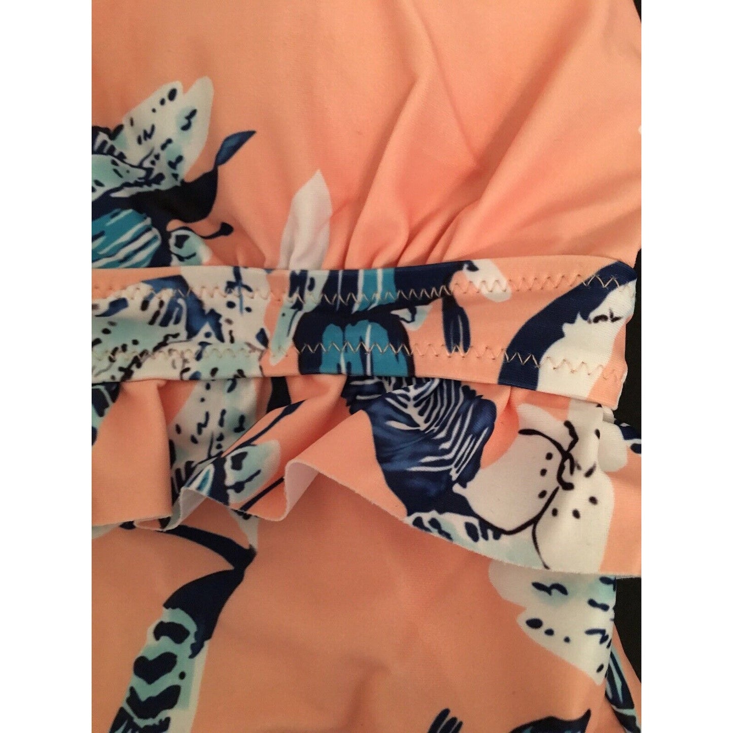 Medium TengWeng Monokini Peach One Piece Women's Swimsuit New Padded