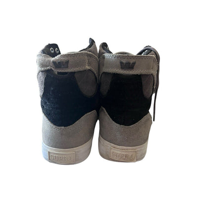 Supra Muska 001 Skytop Gray High Top Size 7.5 Skate Sneaker Shoes Mens Two Tone