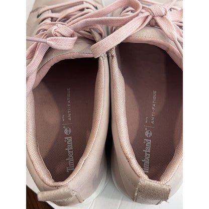 Size 9 TIMBERLAND Women’s MAYLISSA A1I6V Pink Suede Sneaker Lace Up Preppy