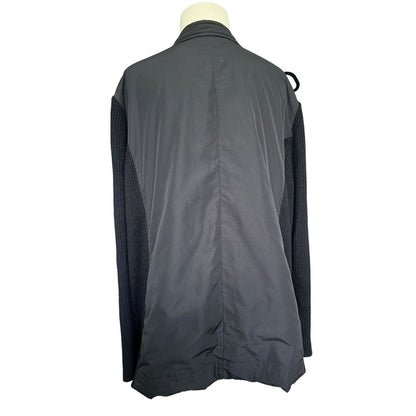 Woman’s Sigrid Olsen Black Sweater Coat Size 2X Plus Size Soft Curvy