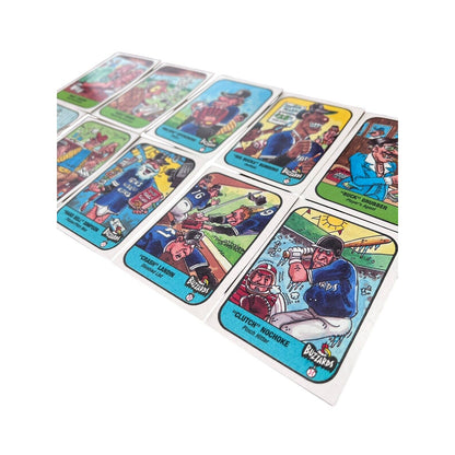 Wacky at Bats Confex Inc. Trading Cards Set Of 10
