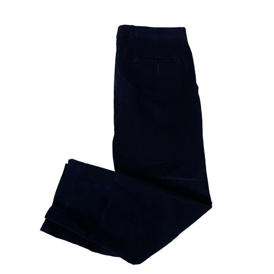 Ralph Lauren Pants Womens 10 (size Tag Missing) Navy Blue Corduroy Straight Leg