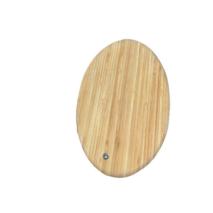 Mudpie Long Turtle Wood Board Set 10” X 6.5” with Small Fork