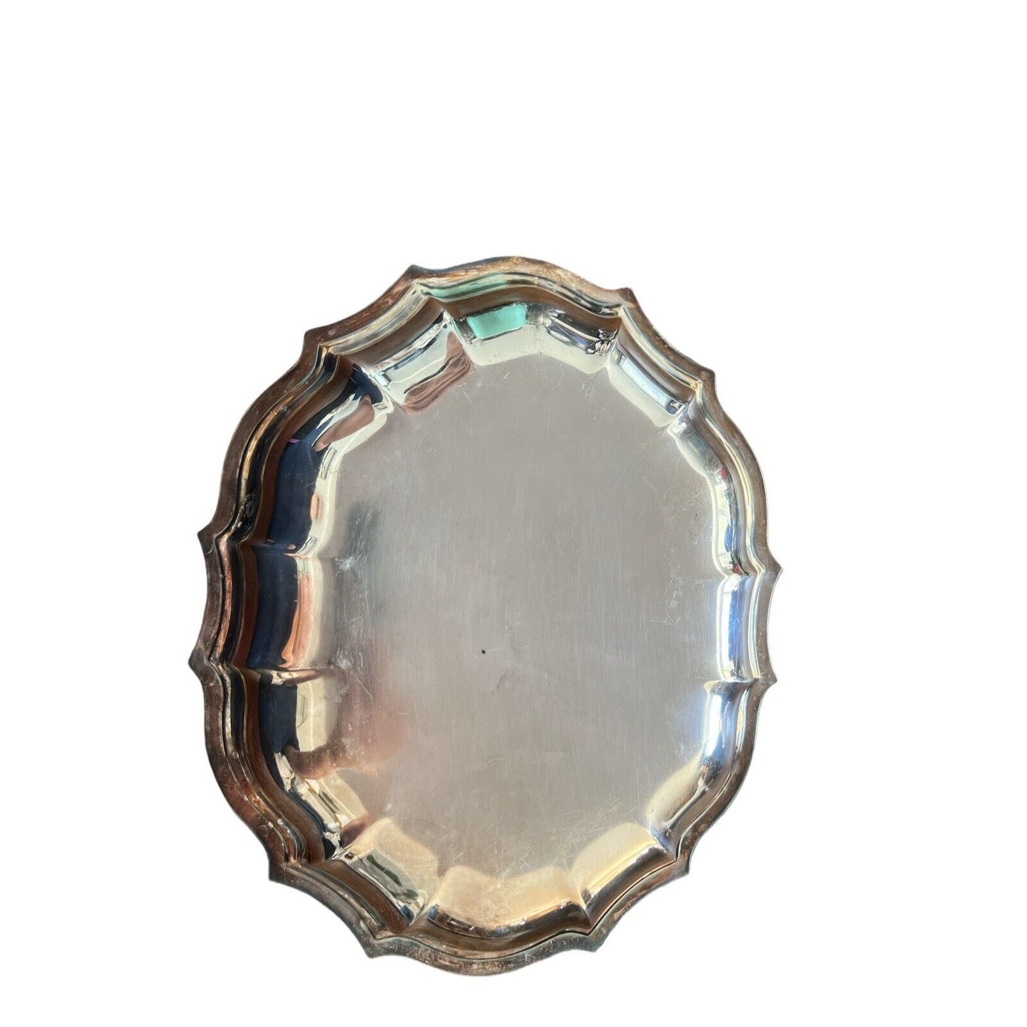 Vintage Chippendale International Silver Company Plated Oval Serving Bowl