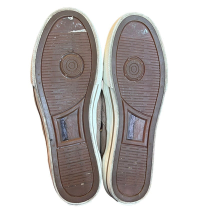 Polo Ralph Lauren Men's Tan Oiled Matte Suede Wingtip Sneaker Shoes Size 8 D