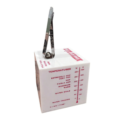 Metric Maid Vintage Recipe Card Holder Cooking Conversion Charts