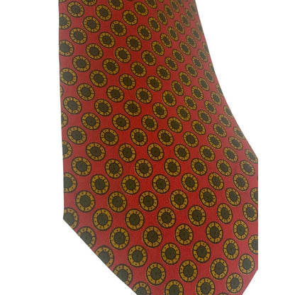 Ira Trivers USA Tie Red Dot Modernist Necktie 56” Long 4.5” Wide Vintage