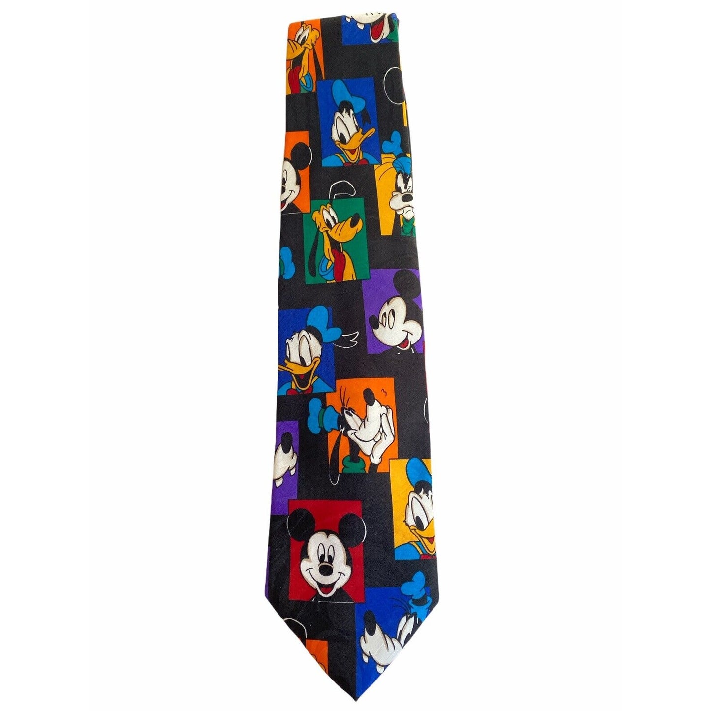 Mickey Unlimited By Balancine Inc 56x3.75 USA Necktie Pluto Mickey Daffy Donald