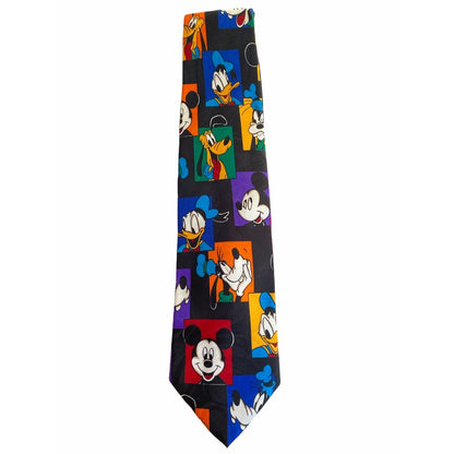 Mickey Unlimited By Balancine Inc 56x3.75 USA Necktie Pluto Mickey Daffy Donald