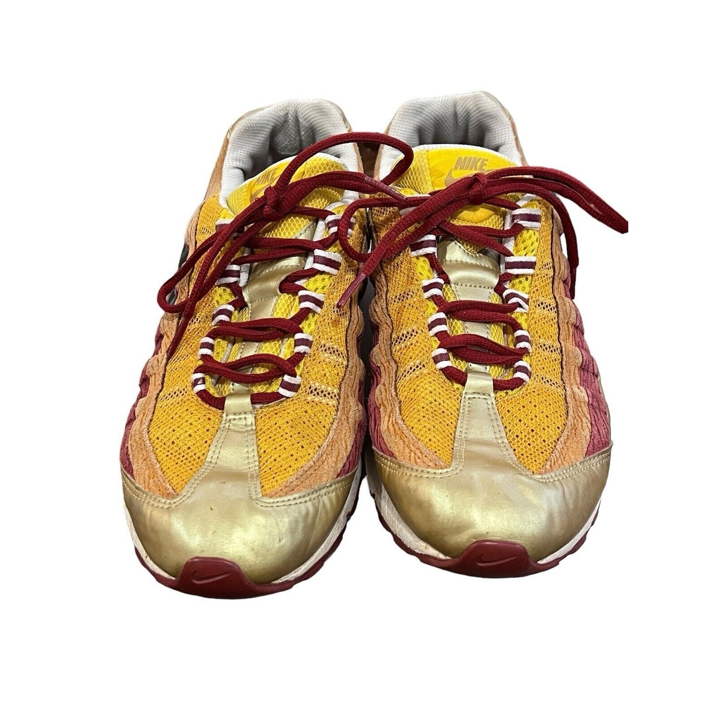 10 Nike Air Max 95 Leo Gold Red Multicolor 313866-771 Women’s 7.5 UK 2008