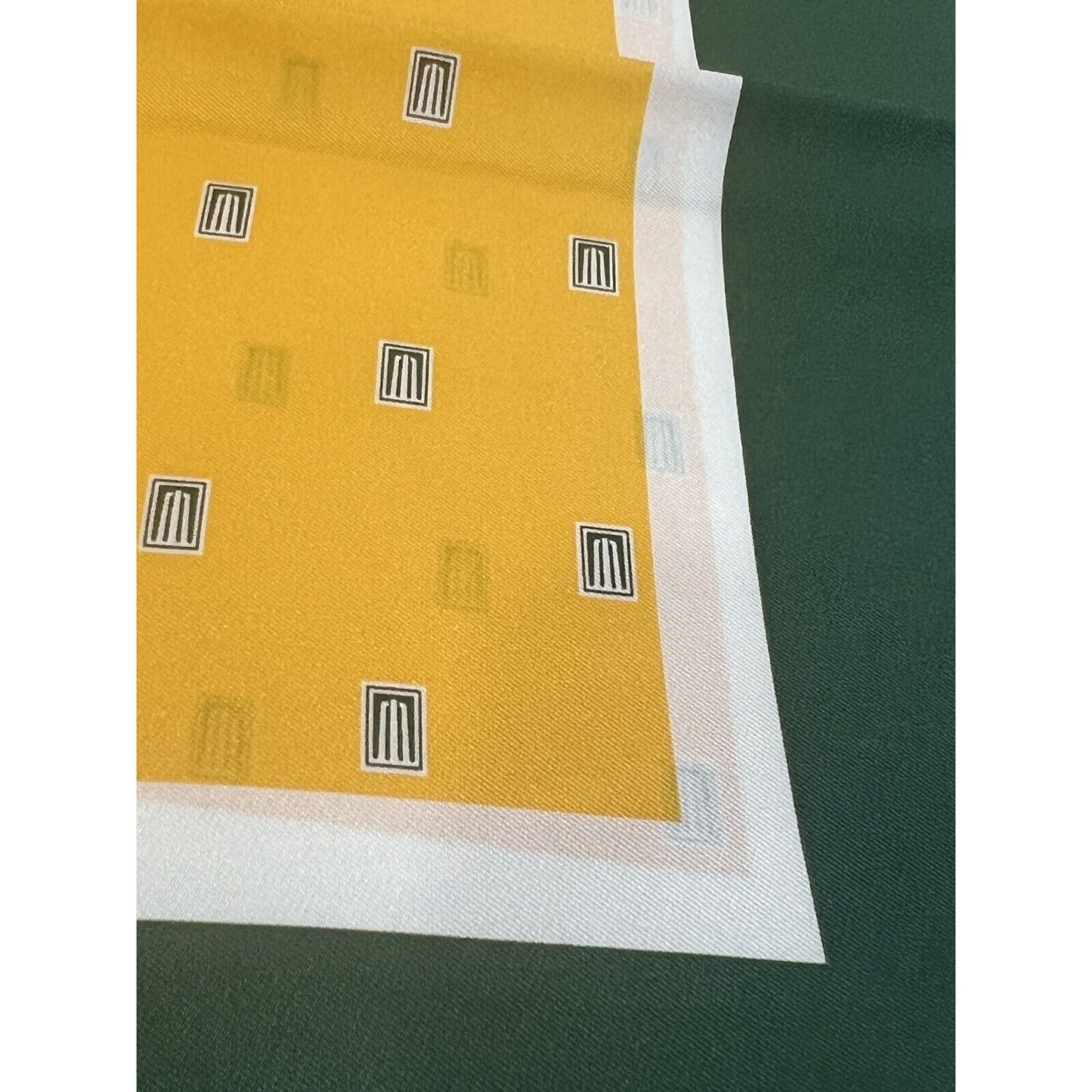 Vineyard Vines Square Scarf Silk NEW Methodist University GB Packers Colors