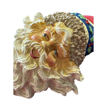 Santa Claus Old World Style Classic Resin Christmas Ornament Set Holiday