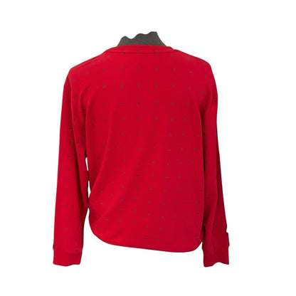 Rock Smith Brand Red Sweatshirt Dollar Signs Grunge Street wear Size 2XL