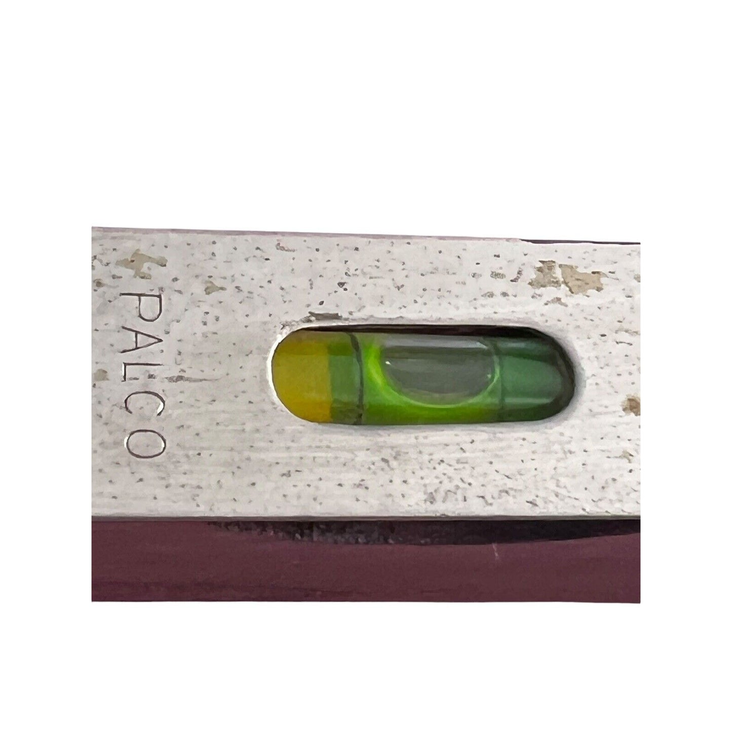 Vintage Palco Wooden Level 6” X 1-3/8" Intact Vial & Bubble