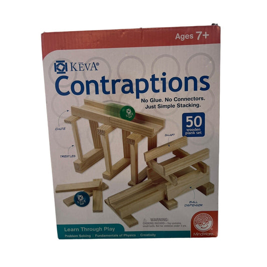 Keva Contraptions 49 Pine Planks Build Set Endless Structures Mindware No Balls