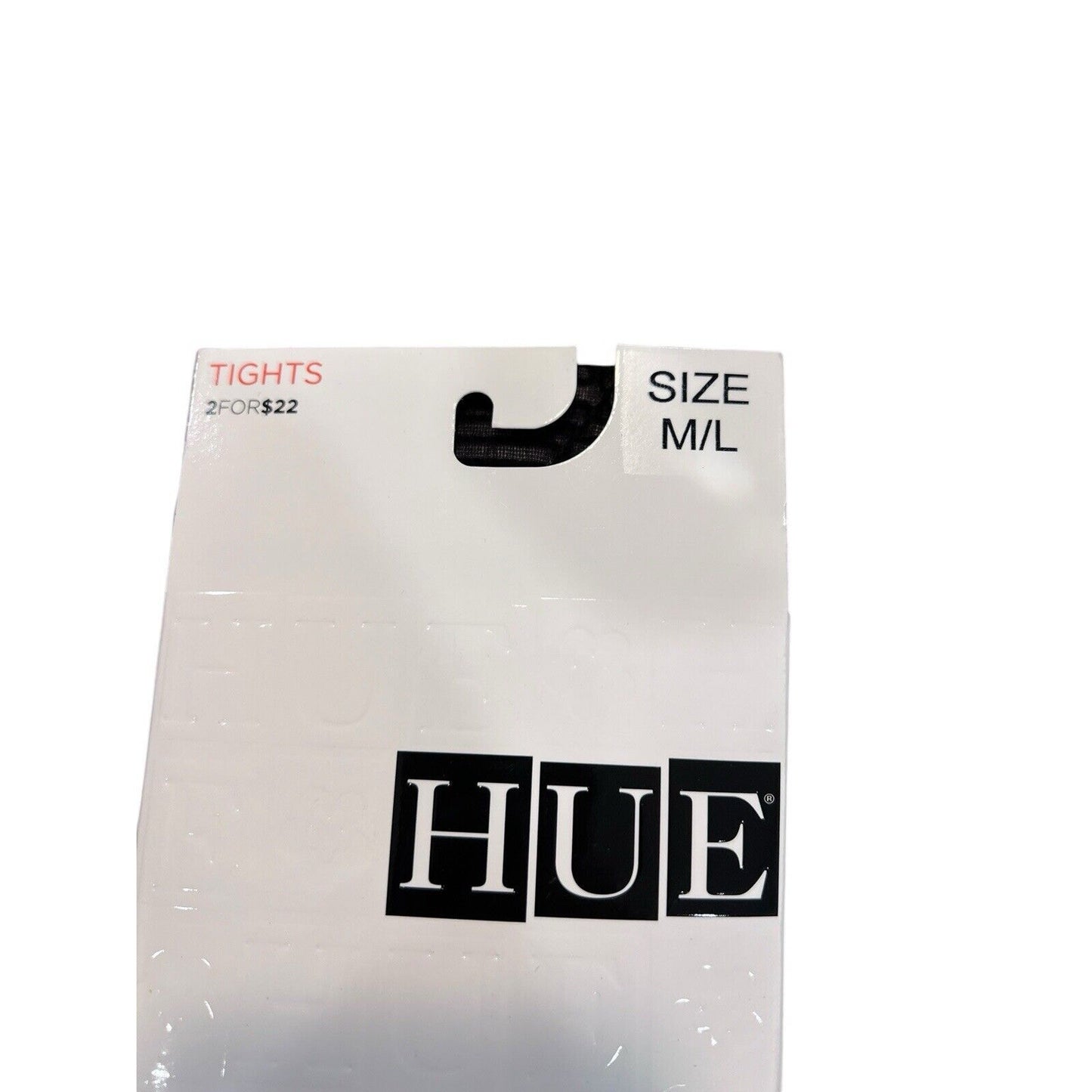 NWT HUE Birdseye Diamond Tights Size M/L Black - Control Top