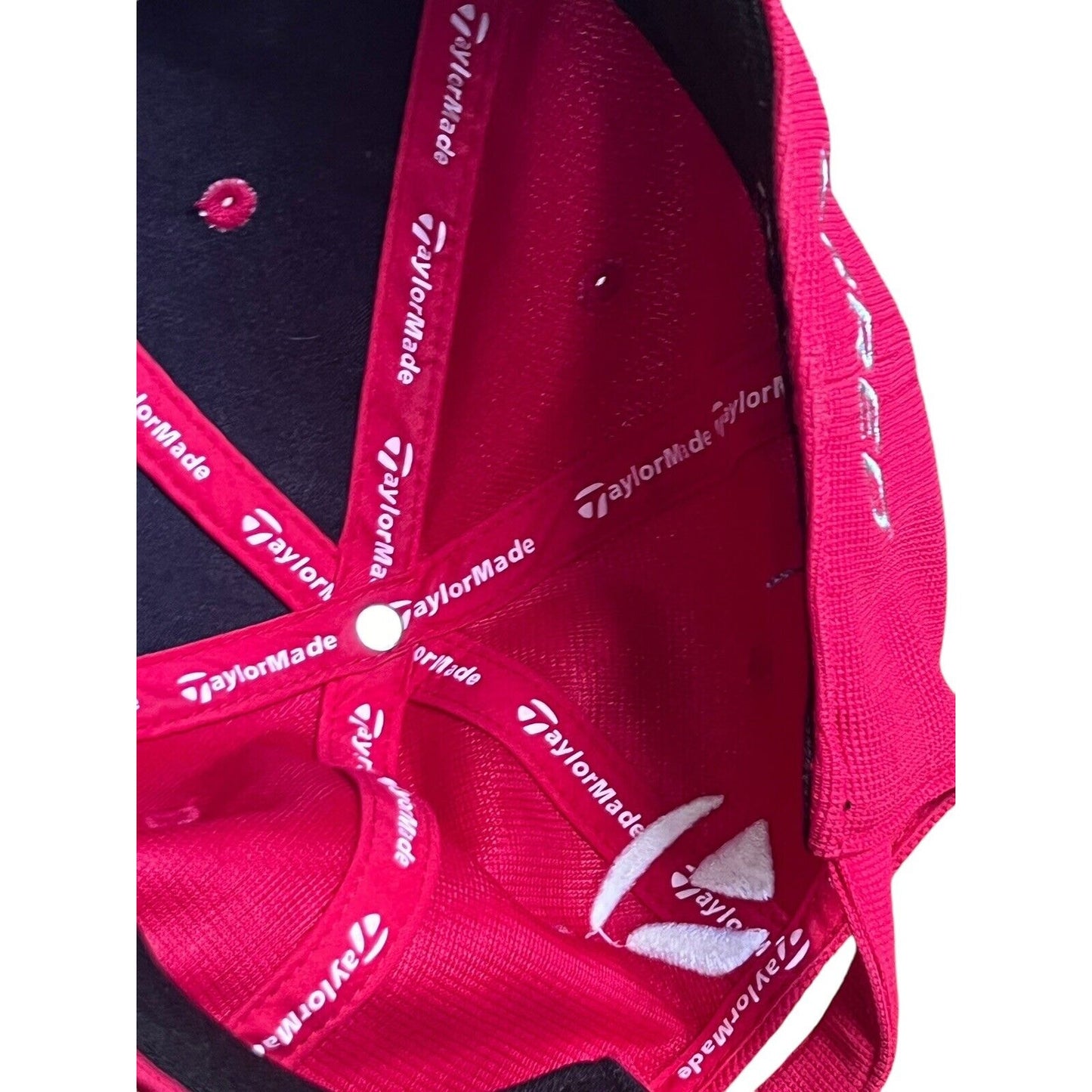 TAYLORMADE SLDR TOUR Preferred Adjustable Strapback Baseball Hat Cap Golf Red