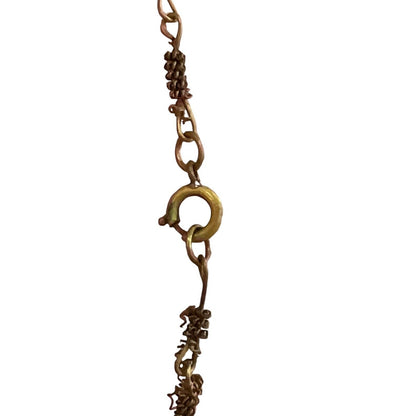 Red Coral Handmade Pendant Necklace Brass Tone Tibetan Style Jewelry Turquoise