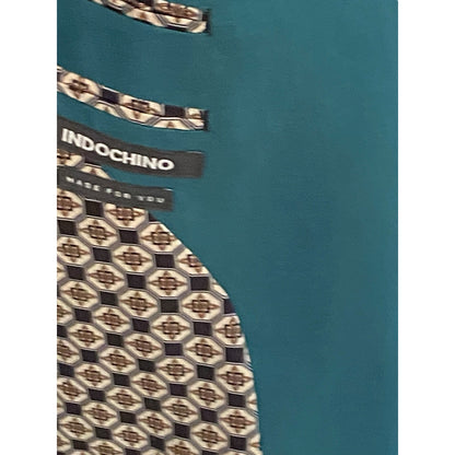 NEW Indochino Mens Teal Green Silk Linen Newbury Blazer Jacket Sz 52