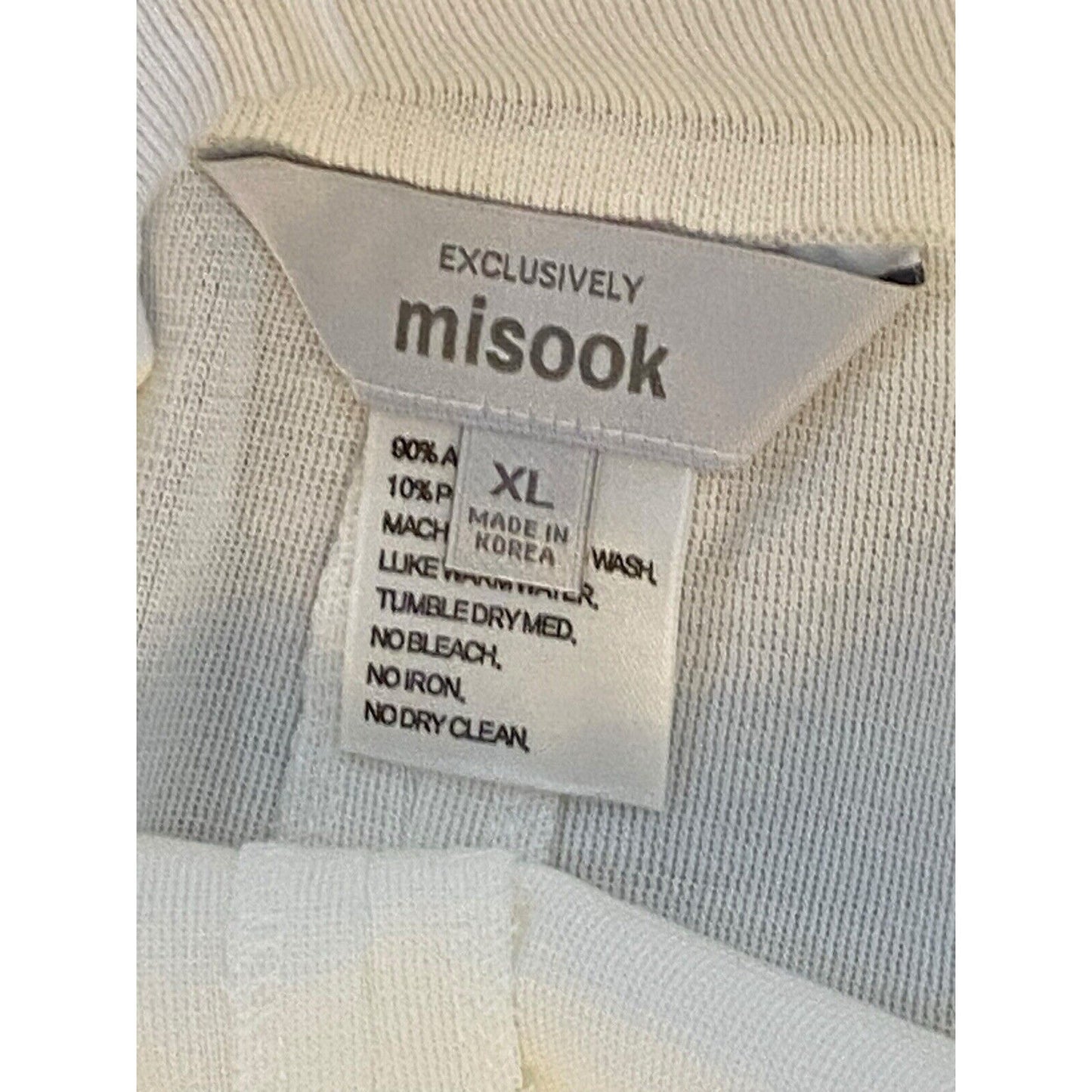 Exclusively Misook Jacket Pant 3 Piece Set NWT Size XL Cream Blue Green Stripe