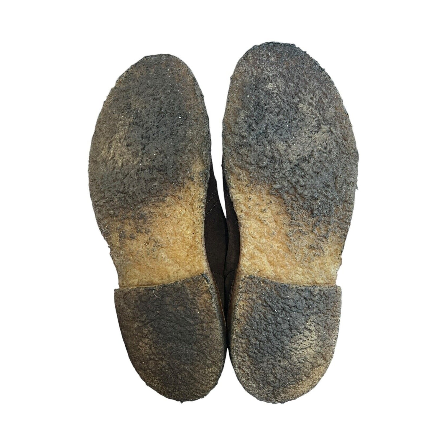 Size 9.5 Brooks Brothers Suede Brown Mens Lace Up Chukka Ankle Comfort Shoes