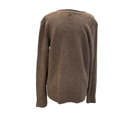Kuhl Faye Brown Knit Merino Wool Blend Mock Neck Sweater Women's Size M