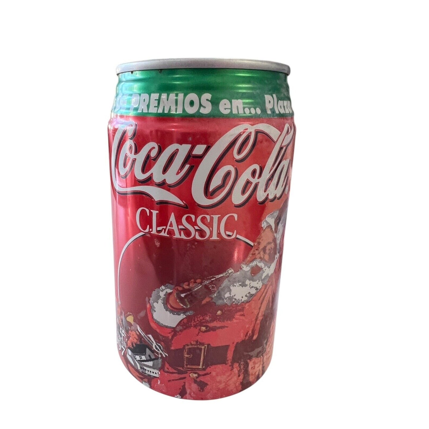 Spanish Santa Coca Cola Can French 1997 Edition Some Fading