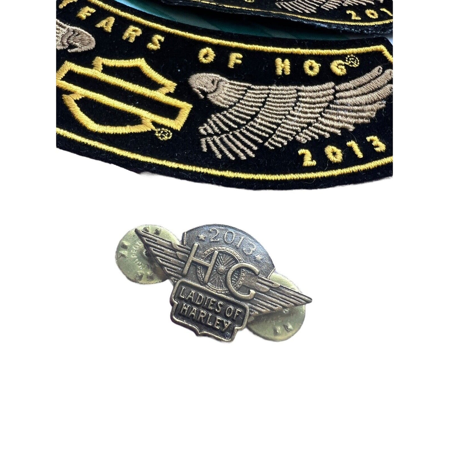 Harley Davidson 30 Years Owners Group HOG Patch Pin Set 1983 - 2013 New