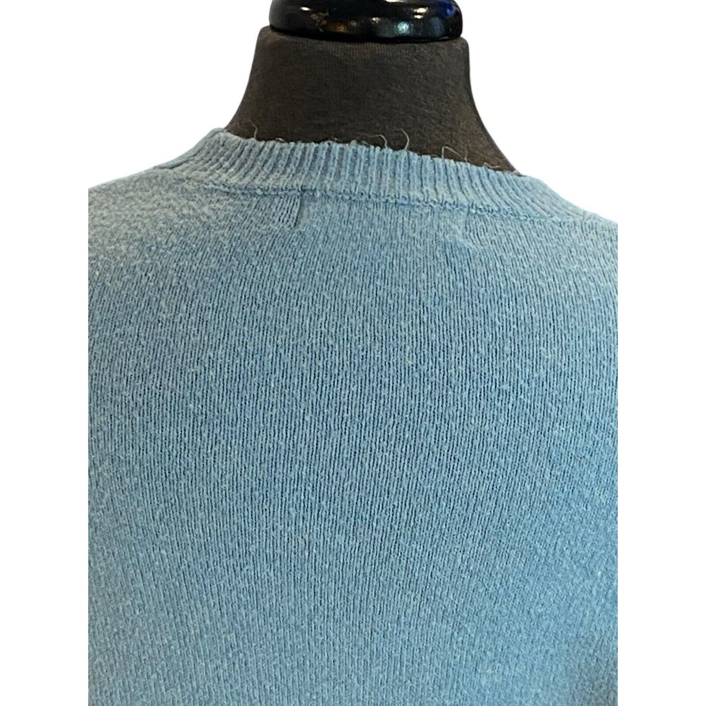 Size Medium Bershka Pulliver Sweater Blue White “once You Become Fearless…”