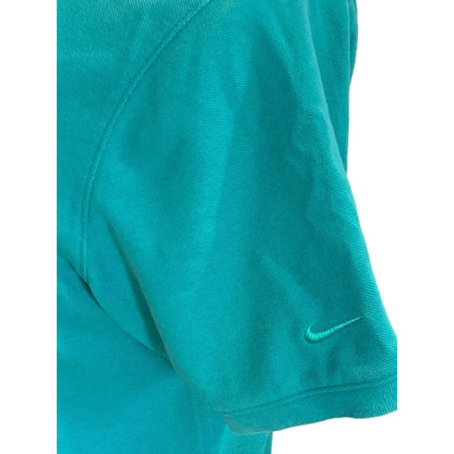 Size Medium Turquoise Men’s Nike Polo Shirt Short Sleeve Dri-fit Dolphins