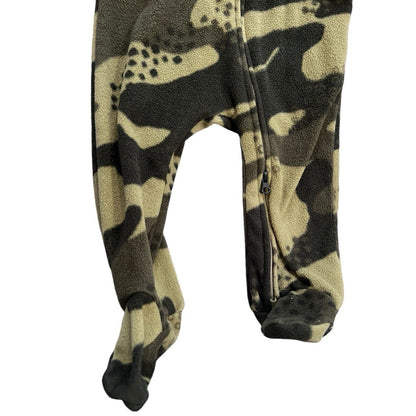 Nike Unisex 9 Month Fleece Pajama Camouflage Footie One Piece