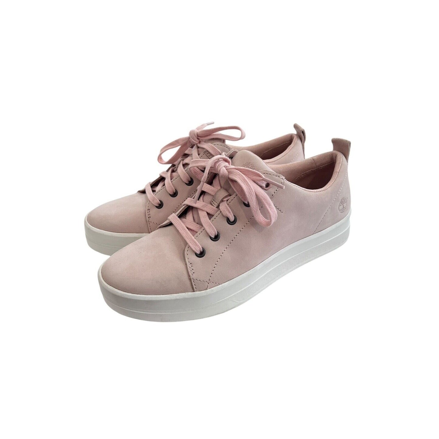Size 9 TIMBERLAND Women’s MAYLISSA A1I6V Pink Suede Sneaker Lace Up Preppy