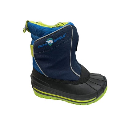 Arctic Shield Boys Waterproof Insulated Blue Warm Winter Snow Boot Youth Size 10