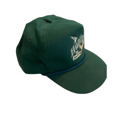 Vintage Hat Hunting An American Tradition Outdoor Cap Rope Hat Green Snap Back