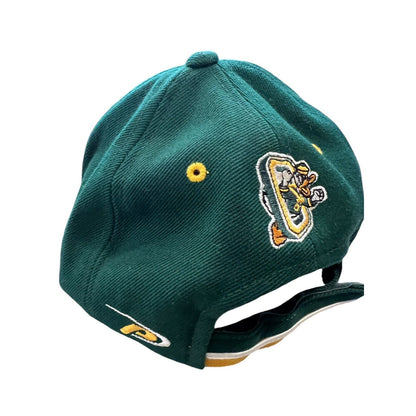 Vintage ProPlayer Oregon Ducks Hat Cap Green Gold Adjustable EUC Wool Blend