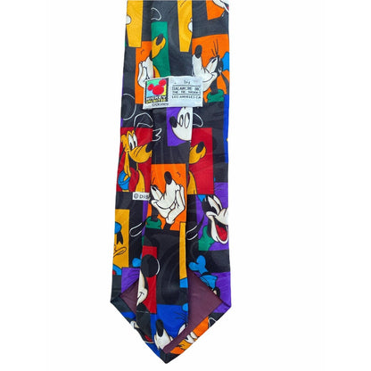 Mickey Unlimited By Balancine Inc 56x3.75 USA Necktie Pluto Mickey Daffy Donald