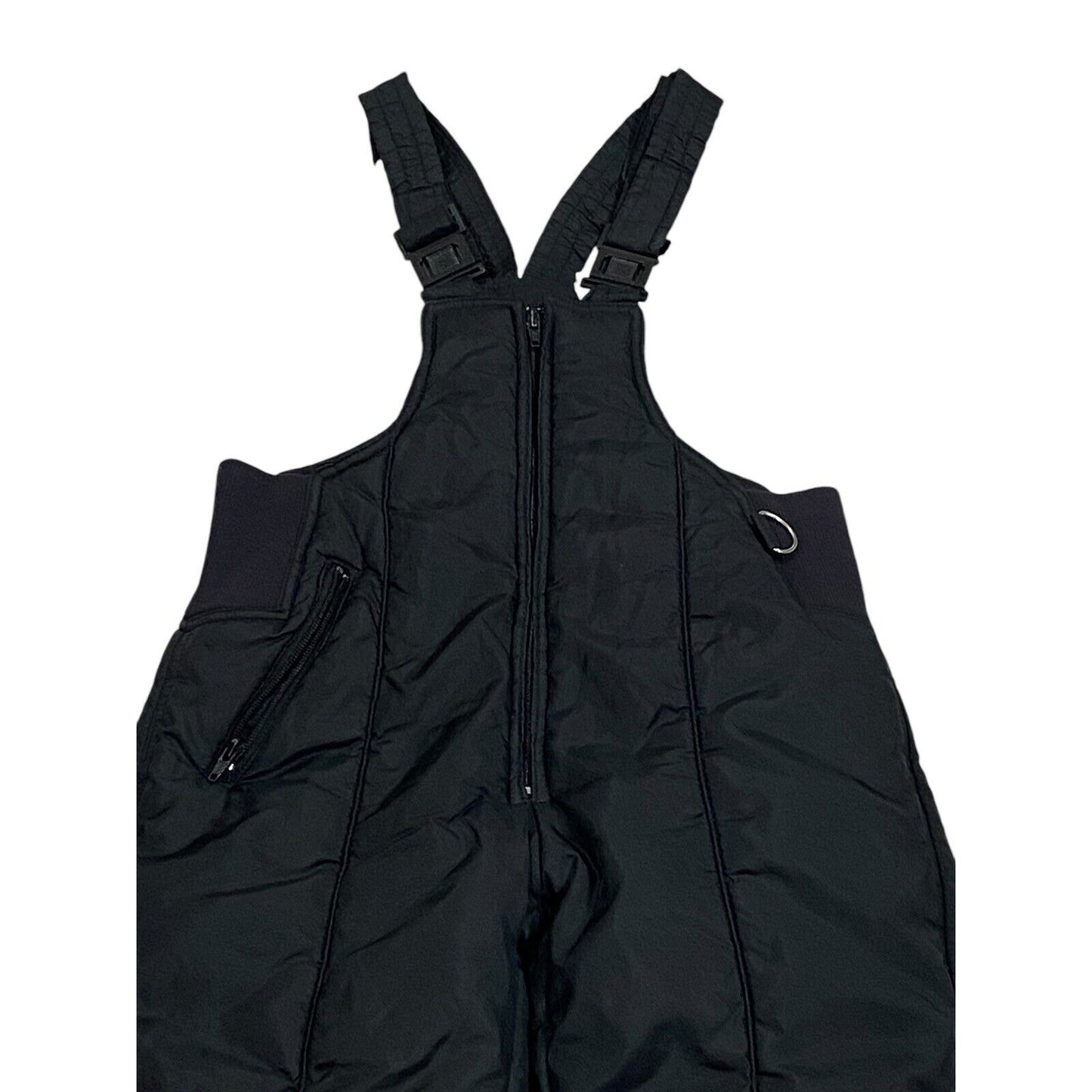 Size 10 SWISS ALPS WHITE SKI BIB CHILD Snow Gear Snowboard Vintage