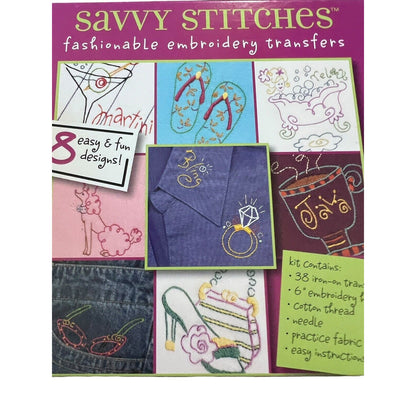 Dimensions Savvy Stitches Embroidery Transfers Its A Girl Thing Sewing Craft NEW