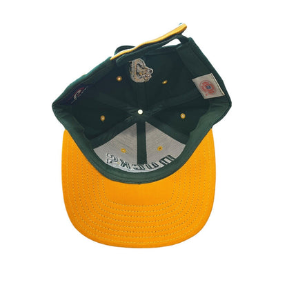 Vintage ProPlayer Oregon Ducks Hat Cap Green Gold Adjustable EUC Wool Blend