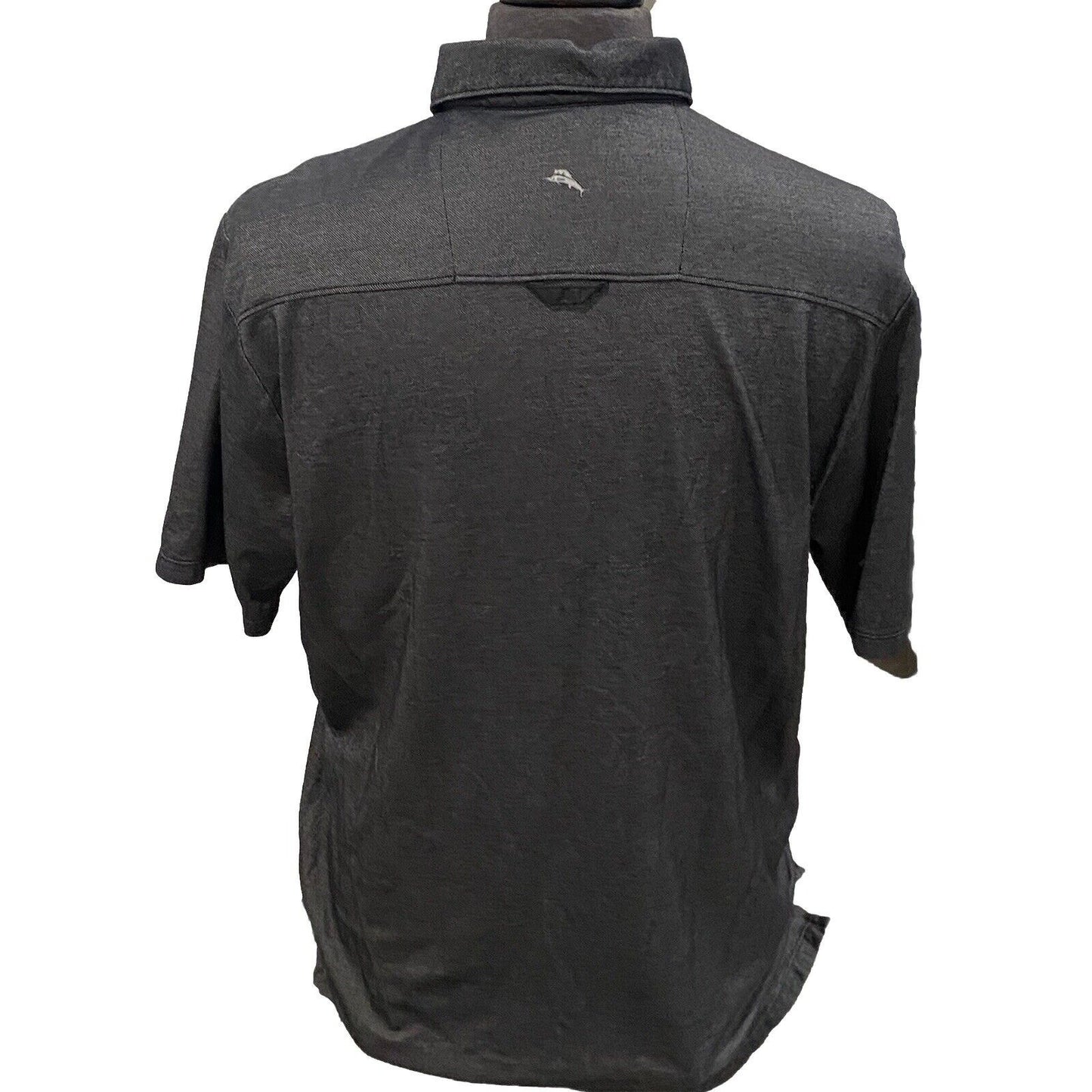 Size Large Tommy Bahama Football Polo Shirt Carolina Panthers