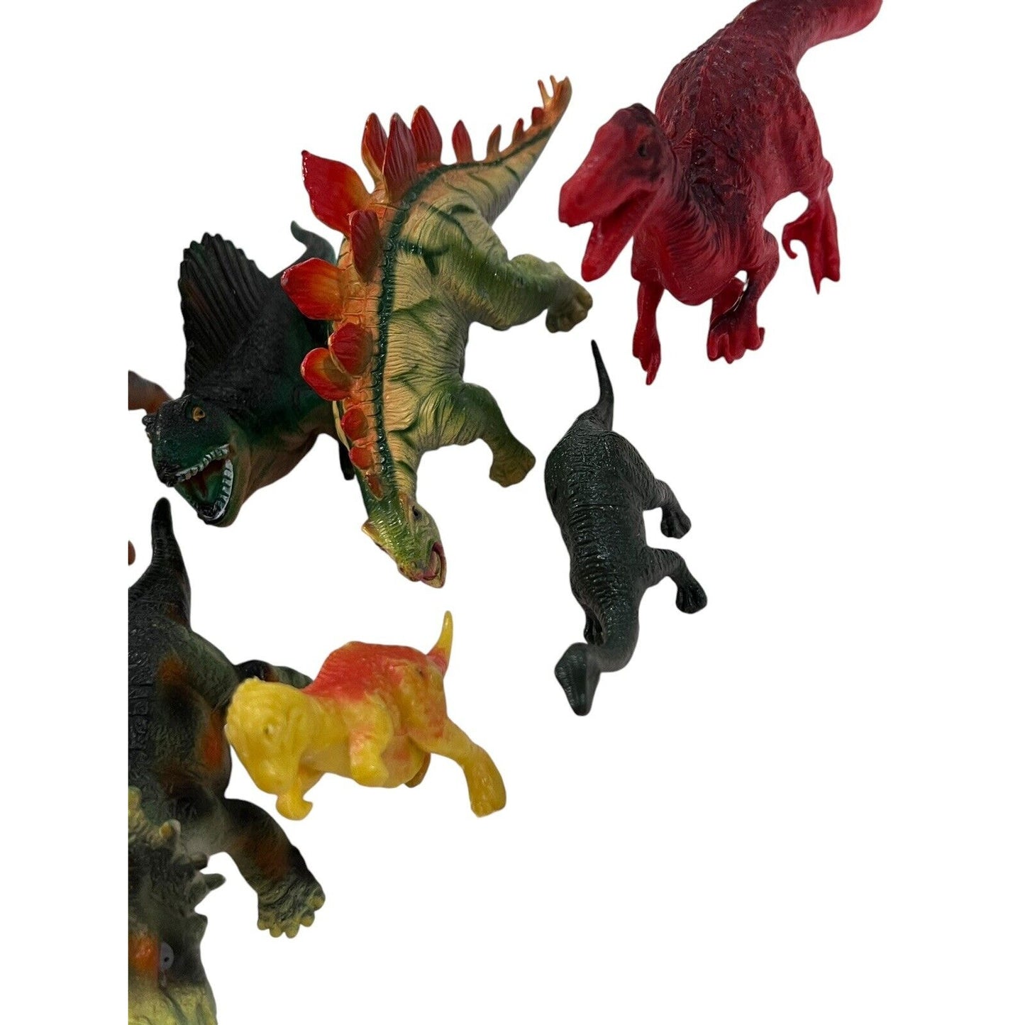 Lot of Miscellaneous Toy Dinosaur Figures medium small rubber plastic