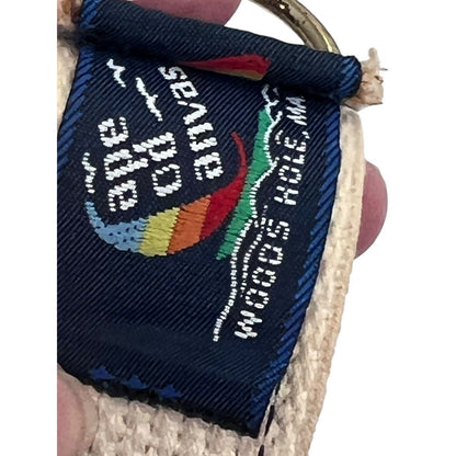 90’s Cape Cod Canvas Rainbow Belt Youth Fits Up To 26” Preppy Y2K Vintage Mass